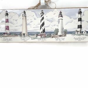 Lighthouse Wood Home Decor Art